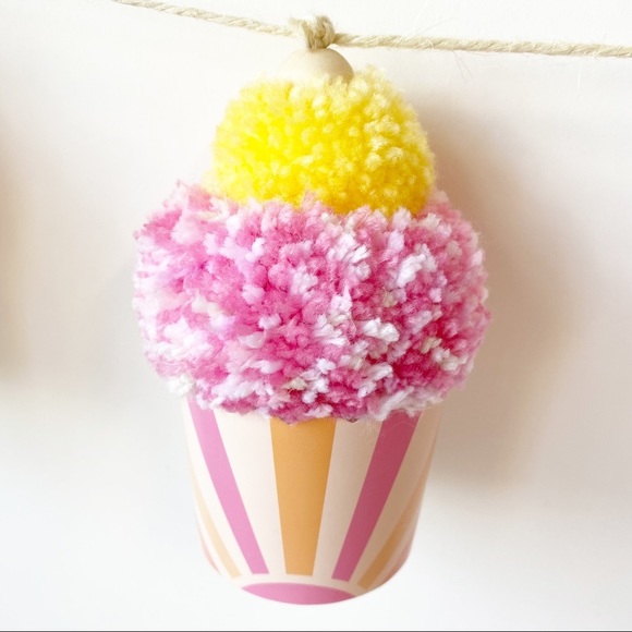 Cupcakes Birthday Party Garland, Cupcake Birthday Decorations, Birthday Party - Picture 5 of 5